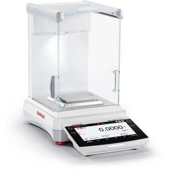 Ohaus Analytische Waage Explorer Plus EXP124/AD, Ablesbarkeit (d) 0,1mg, Wägebereich 120g, nicht geeicht