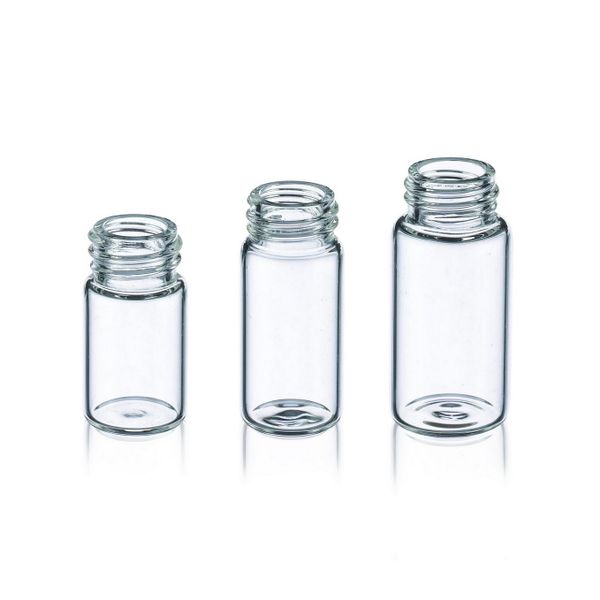 DWK Wheaton 2 ml Shorty vials in Lab File, without screw cap, clear, Boro, 200 pc/PAK