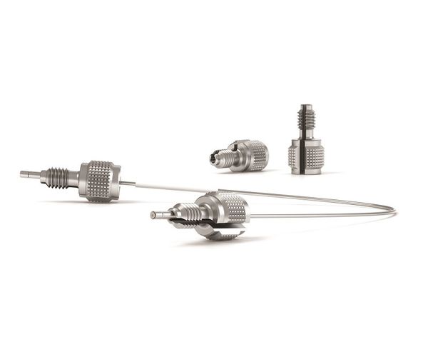 Upchurch Scientific MarvelX, PEEK-Lined, Edelstahl, 50μm ID, 150mm Länge, Kit