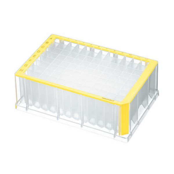 Eppendorf Deepwell plate 96/2000 μl, standard, yellow, 20 pcs.