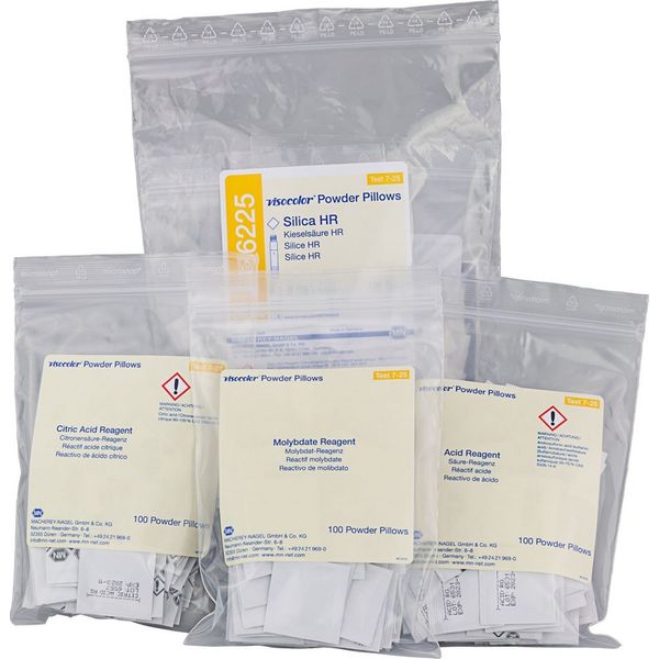 Macherey-Nagel Reagents VISOCOLOR Powder Pillows Silica HR, 100 Tests