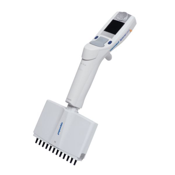 Eppendorf Xplorer plus, 12-Kanal, 0,5-10 μL, mittelgrau für Pipettenspitzen 20 μL