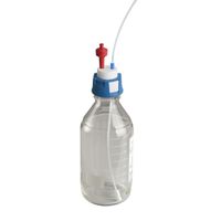 Product Image of HPLC Supply-Set I, V2.0: SafetyCap I GL45, Lab Bottle 1L, clear, 1,5 m Capillary 3,2 mm, Filter, air valve