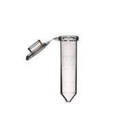 Product Image of Reaction tube, PP, 2 ml, nature, with attached cap, graduated, non-sterile, 8x500/PAK