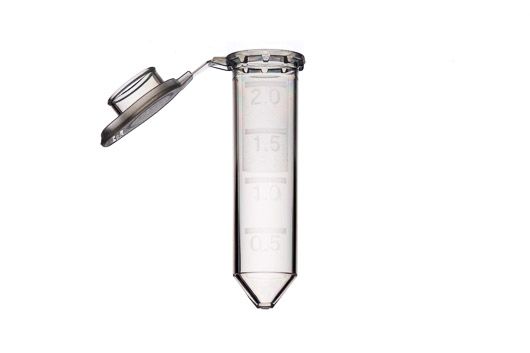 Greiner Bio-One Reaction tube, PP, 2 ml, nature, with attached cap, graduated, non-sterile, 8x500/PAK