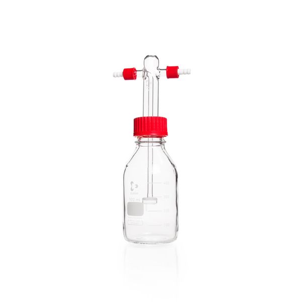 Duran Group Gas washing bottle/DURAN, 500 ml por.1, GL 45, with screw cap system