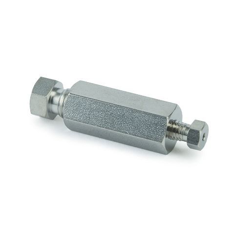 Connectors, Valco Zero Dead Volume Internal Reducing Union 1/8 to 1/16,  0.75mm bore