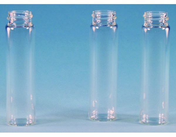 Supelco Vials, screw top, clear glass (vial only), volume 22 mL, clear glass vial, thread 20-400, 100/PAK