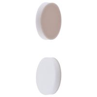 Product Image of Septa, 8mm, White Silicone Rubber / Beige PTFE that is 0.060