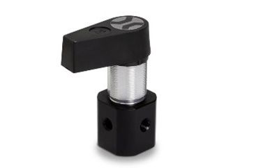 Hamilton Manual Distribution-Flow Valve, HVX D4-5, 4 Ports, Ã ̧ 3 mm