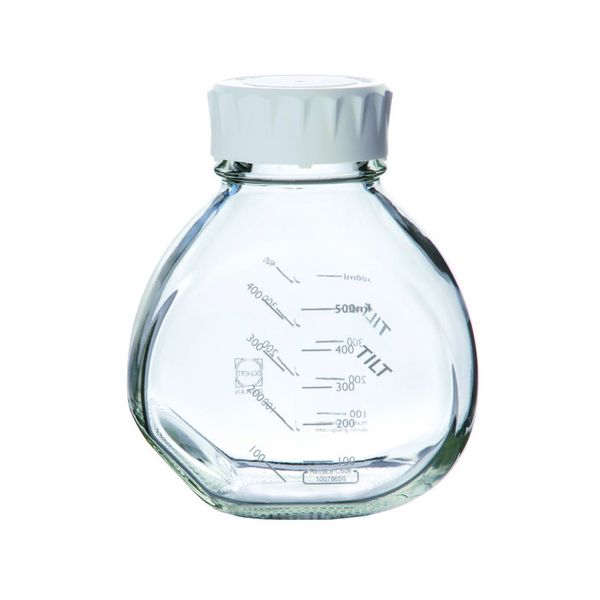 Brand GmbH & Co. KG Medienflasche, 500 ml, GL 56, mit Schraubkappe PP, 4 St/Pkg