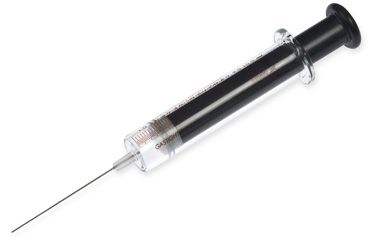 Hamilton 10 ml, Modell 1010 LTN Spritze, 22 Gauge, 51 mm, point style 3, max. Druck 200 psig (13.8 bar), max. Temperatur 50°C/122°F, mit 