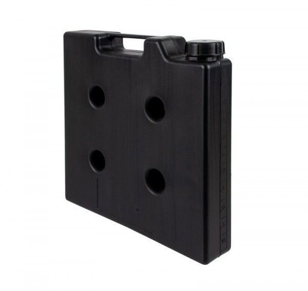 SCAT Platzsparkanister, 5 Liter, S50, PE-HD elektrisch ableitfähig, (B x H x T): 65 x 335 x 335 mm