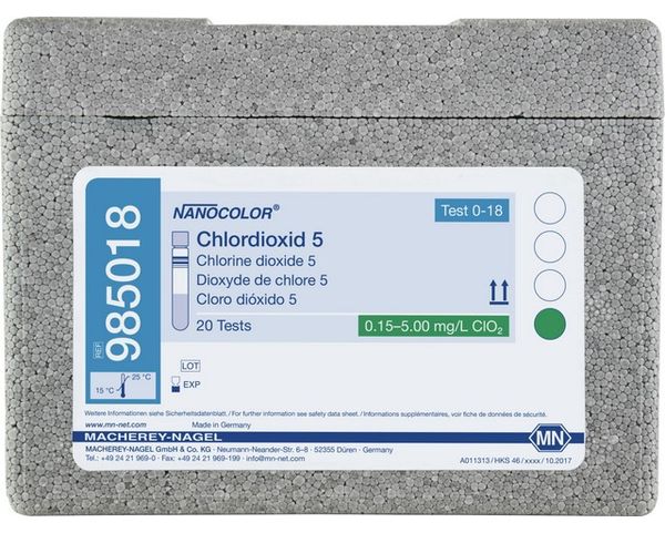 Macherey-Nagel Rundküvettentest NANOCOLOR Chlordioxid 5, 0,15 - 5 mg/l