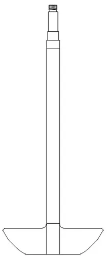 QLA Spin ON/OFF Paddle, Solid PEEK, Serialized (Upper Shaft available separately)