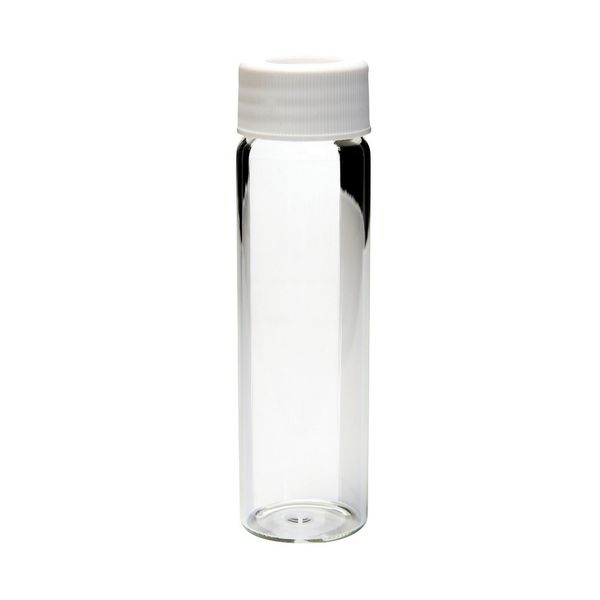 Thermo Fisher Scientific SureSTART 40 ml TOC 10 Screw Glass Vial, Level 3, clear Glass, white PP Cap + Septum, bonded, 72 pc/PAK