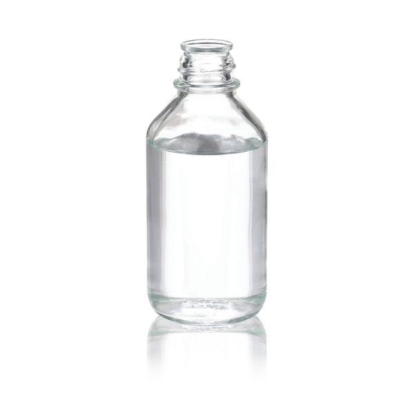 DWK Wheaton Media bottle, 250ml, clear, ungraduated, without 33-430 screw cap, autoclavable, 48 pc/PAK