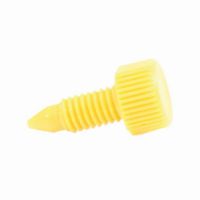 Product Image of Plug, Nylon, column endstopper yellow, 10-32, 10 pc/PAK