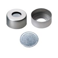 Product Image of ND11 TPF Combination Seal: Aluminum Cap, clear lacquered + centre hole, roll grove, Aluminum liner, 1000/pac