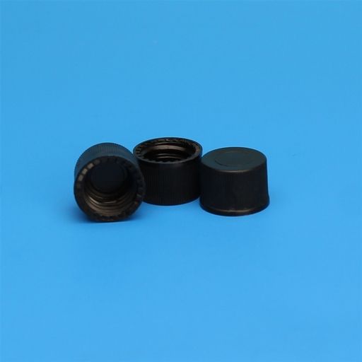 JG Finneran 8-425 mm Solid Top, Black Polypropylene Cap Unlined, 10 x 100 pc/PAK