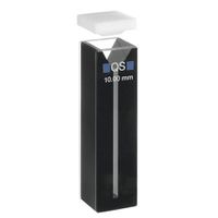 Product Image of Micro Cell 104.002B-QS Quarzglas High Performance, 10 mm, Black with Lid