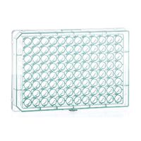 Product Image of Microplate, 96 well, PP, V-bottom (chimney shape), green, 10 x 10 pc/PAK