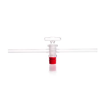 Duran Group DURAN Einweghähne, komplett mit hohlem Küken mit Glasgriff, Bohrung 2.5 mm, NS 14.5, 50 St/Pkg