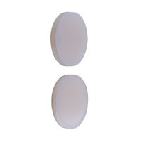 Product Image of Headspace Septa 20mm, white Siicone Rubberl/white PTFE, Ultra Low Bleed, for use in crimp caps, Basik Brand, 1000 pc/PAK