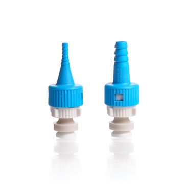 Duran Group KECK Suction connectors, AS M8, complete with tubing parts 4,5 mm, 10 pc/PAK