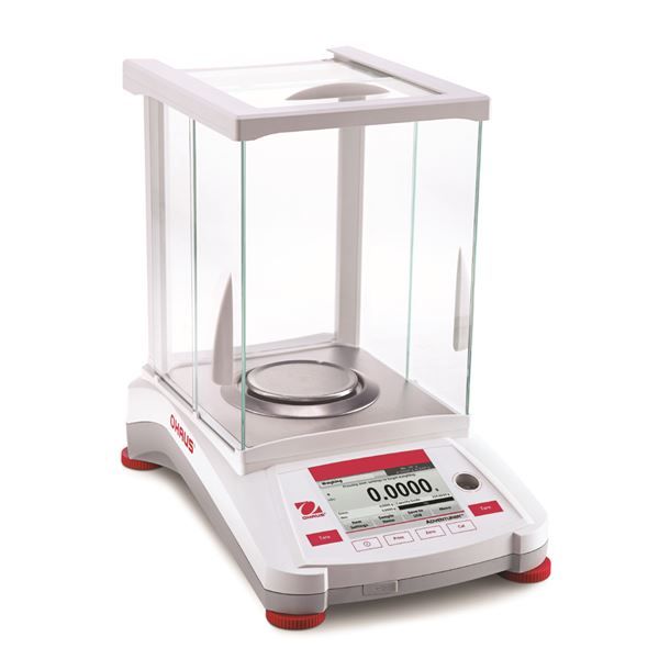 Ohaus Analytical Balance Adventurer, AX224M, Readability (Certified) 0.1mg, Maximum Capacity 220g, calibrated