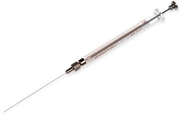 Hamilton 2 μl, Modell 7002 KH Spritze, Knurled Hub Nadel, 25 Gauge, 70 mm, point style 2, max. Druck 6000 psig (413.7 bar), max. Temperatur 115°C / 