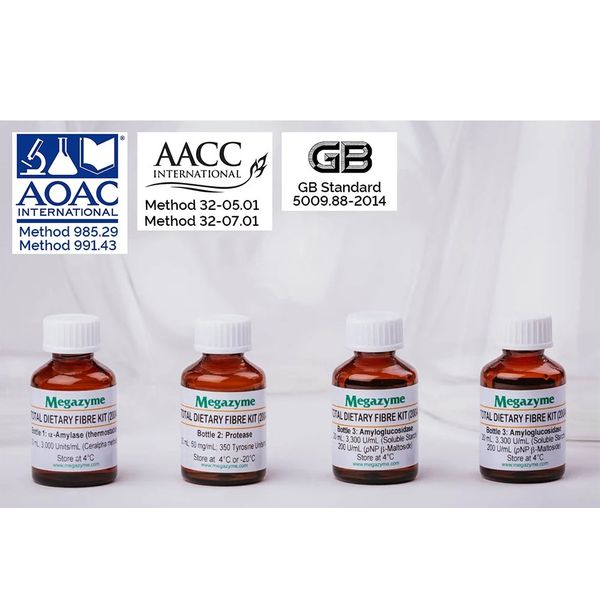 Neogen Megazyme Total Dietary Fiber Assay Kit, 200 Assays/Kit