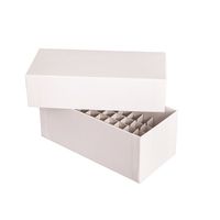 Product Image of ratiolab® Cryo-Boxes, cardboard, standard, white, 130 x 62 x 50 mm, 10 pc/PAK