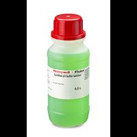 Puffer Lösung pH 7,00 (20°C), Certified, colored green, Glasflasche, 500 ml, CAS-No: 7732-18-5
