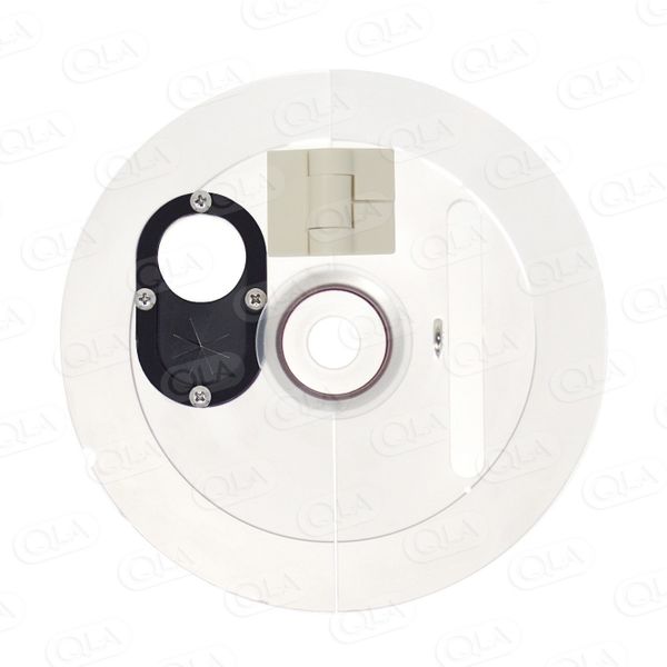 QLA Low Evaporation Clear Hinged Conical Cover with Opt-Diss Standard Size Arch Probe Slot for Magnetic Collar Bracket