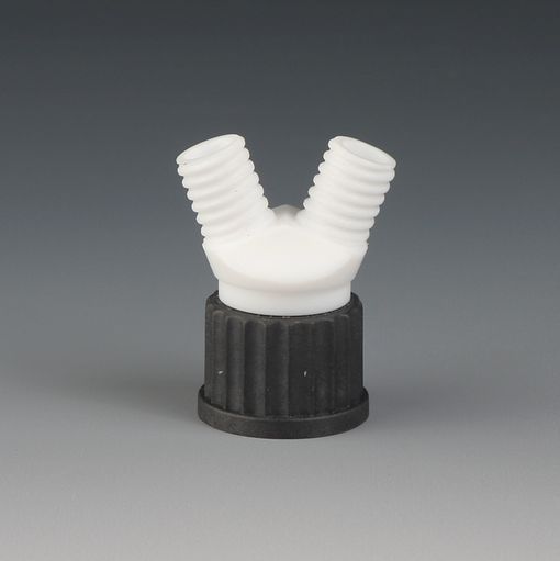 Bohlender Flaschen-Mehrfachverteiler PTFE/PPS, aus PTFE, Schraubkappe GL 25 a