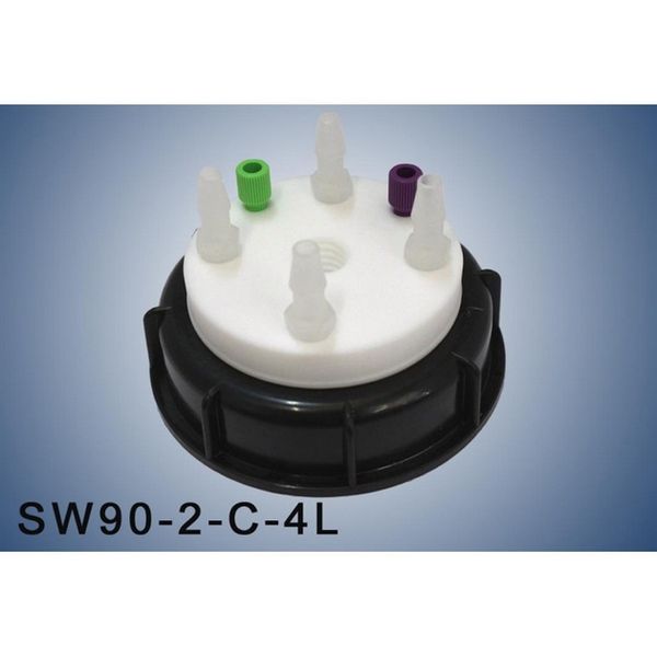 A.I.T. France Smart Waste Cap S90, Aktivkohlefiltereinsatz + 2 Eingänge (1/8 oder 1/16 ) + 4 Lecks (6-9 mm)