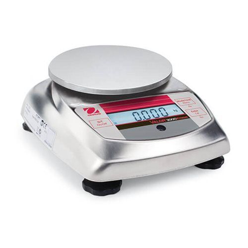 Ohaus Kompaktwaage Valor 3000, V31X6, Ablesbarkeit 1g, Wägebereich 6kg