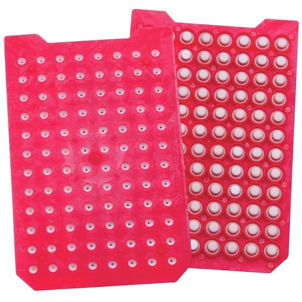 DWK Wheaton Natural colored μlmat sealing mat for microplate, with PTFE/silicone stopper, 8 mm, EVA