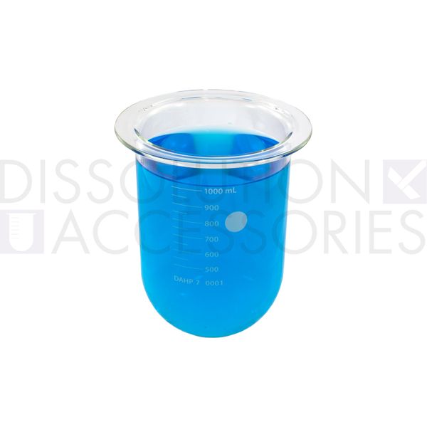 Dissolution Accessories Gefäß, Boro 3.3, klar, 1000 ml, hoch-präzise, Zymark