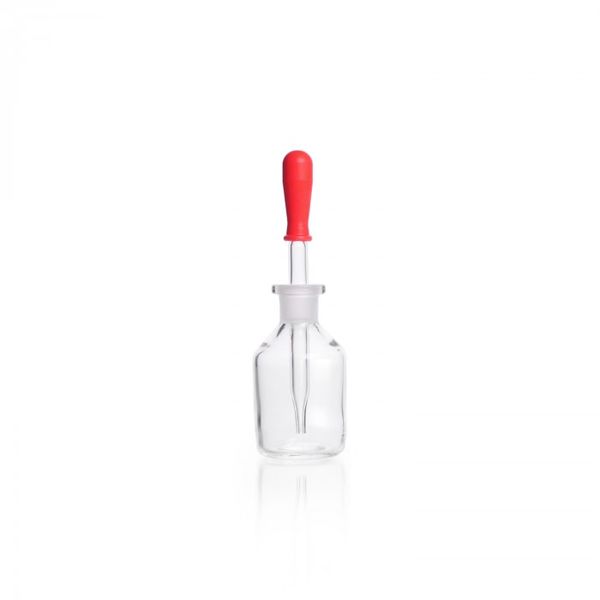 Duran Group Dropping bottle, with interchangeable pipette, Clear, soda-lime-glass, 50 ml, 10 pc/PAK