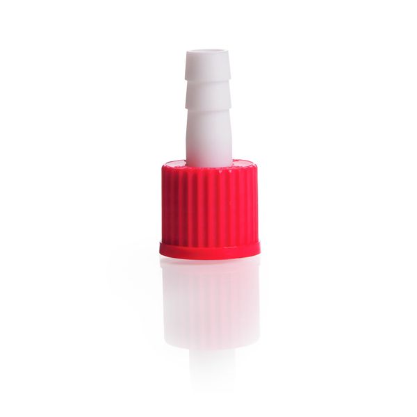 Duran Group PTFE-Oliven komplett mit Schraubverbindungskappe PBT, gerade, GL 18, 10 St/Pkg