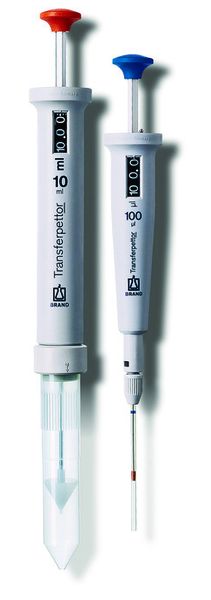 Brand GmbH & Co. KG Direktverdränger-Pipetten Transferpettor, Digital, 2.000 - 10.000 μl, mit Cap aus PP, DE-M