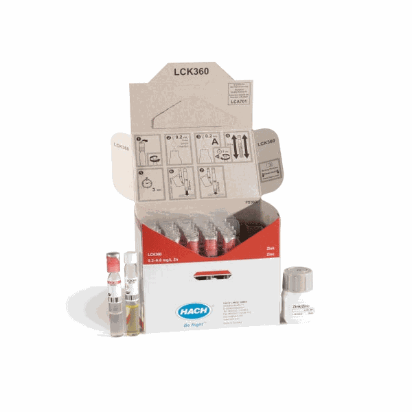Hach Lange Zink Spur Küvetten-Test 0,02-0,8 mg/L Zn, 24+1 Bestimmungen/Pkg