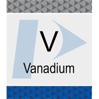 Product Image of Vanadium (V) Pure Plus Single-Element Standard, 1,000 µg/mL, 2% HNO3, 125 mL