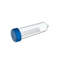Product Image of Centrifuge tube, PP, 50 ml, 30x115 mm, nature, conical bottom, graduated, sterile, 12x25/PAK