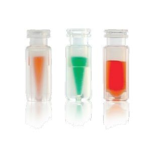 DWK Wheaton Fläschchen mit 300 μl Einsatz, PP, Schnapp-/ Bördelrand, 11 mm Verschluss, 12 x 32 mm, 1000 St/Pkg