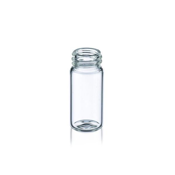 DWK Wheaton 4 ml Shorty vials in Lab File, without screw cap, clear, Boro, 200 pc/PAK