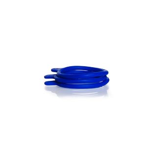 Duran Group DURAN GL 56 Kennzeichnungsring (bottle tag) aus Silikon, Blau, 20 St/Pkg