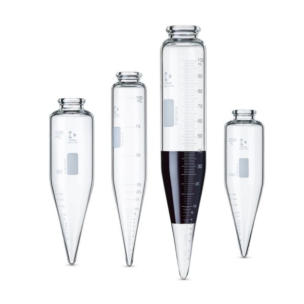 Duran Group DURAN Ölzentrifugenglas, mit Spitzboden, Kurzkegel, 100 ml